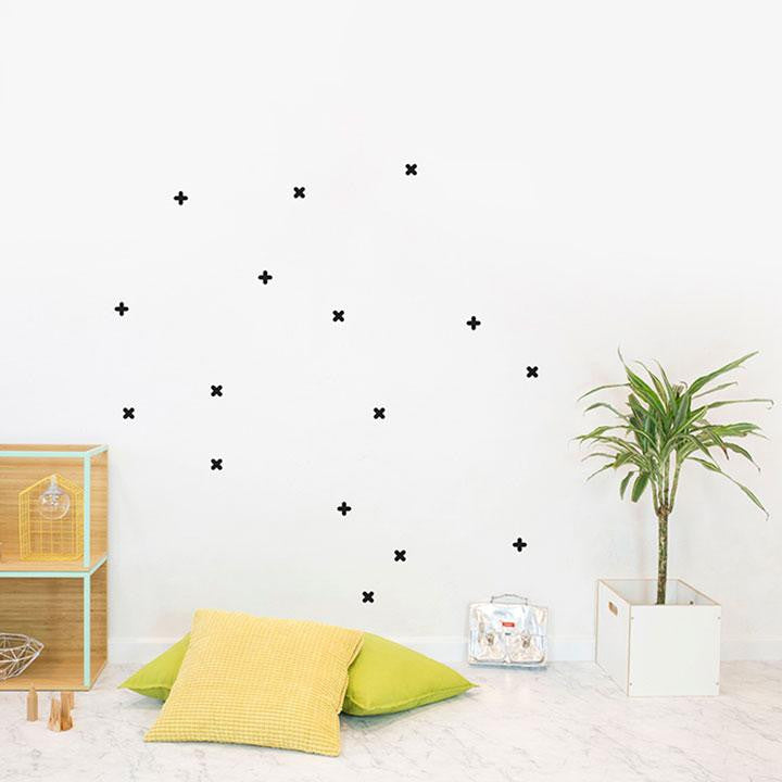 Adesivi da Parete Chispum – Crocette Decorative in Vinile - Apple Pie