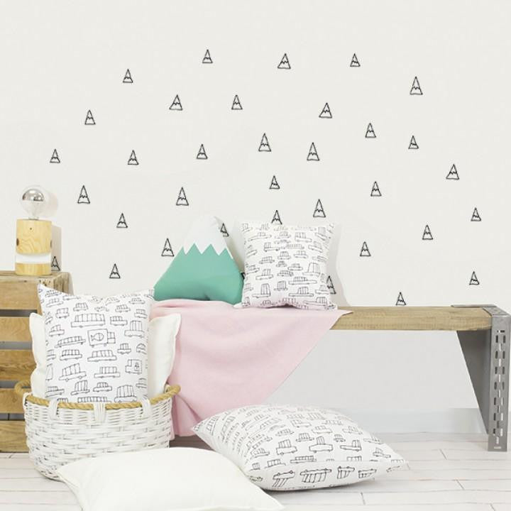 Chispum Adesivi da Parete Montagne stilizzate - Apple Pie