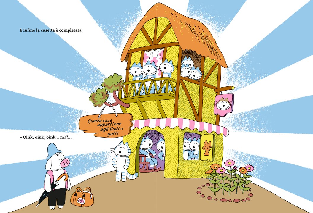 Libro "Undici gatti e un maiale" - Apple Pie