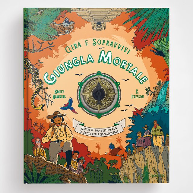 L'Ippocampo Libro Gira e sopravvivi. La giungla mortale - Apple Pie