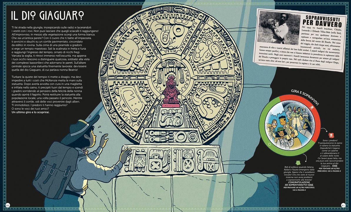 L'Ippocampo Libro Gira e sopravvivi. La giungla mortale - Apple Pie