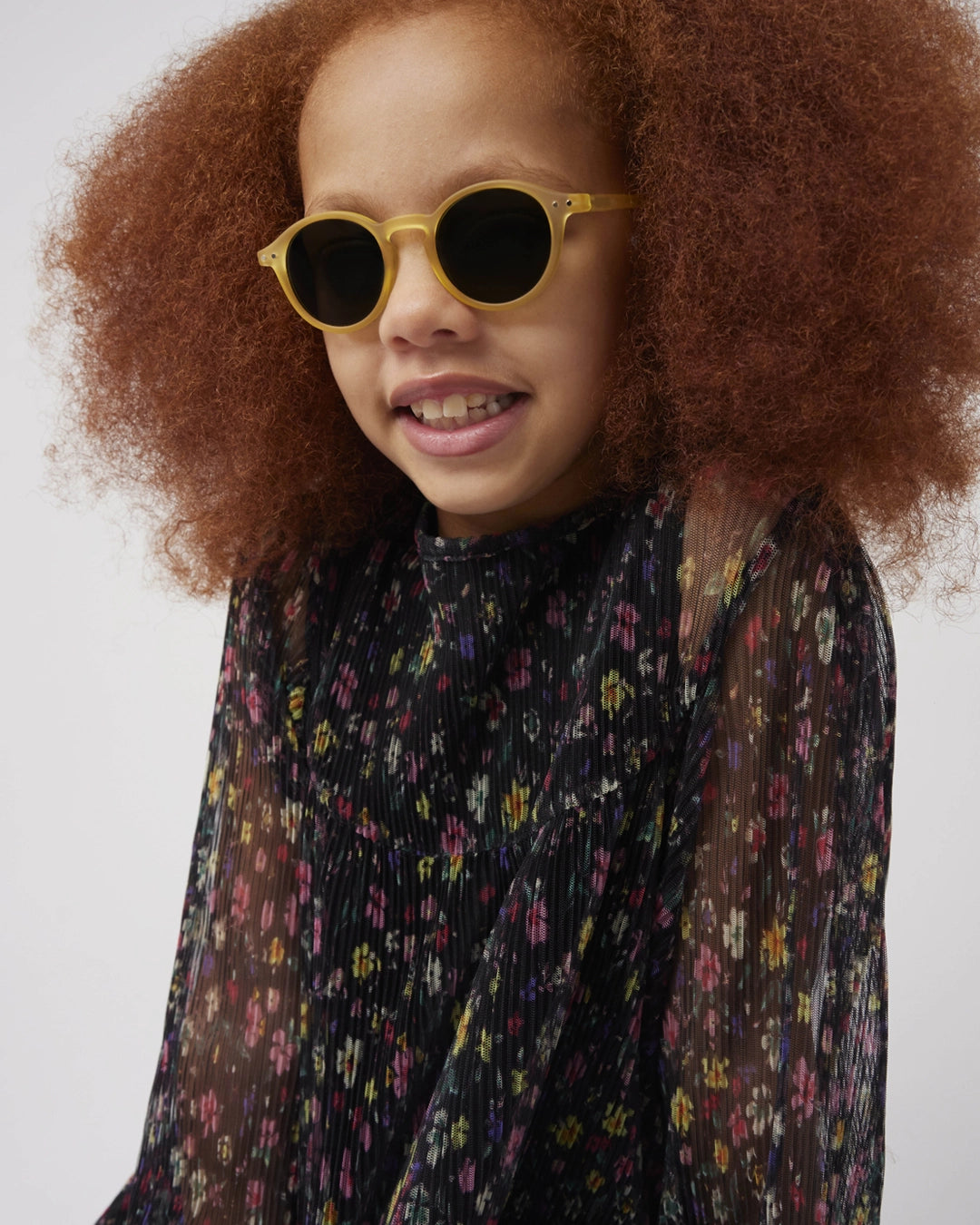 Izipizi Occhiali da Sole Modello #D 5-10 anni - Yellow Honey - Apple Pie