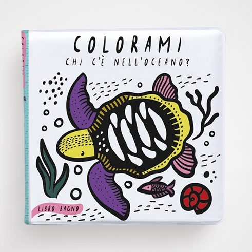 L'Ippocampo Libro Magia nel Bagnetto - "Colorami - Chi c'è nell'oceano?" - Apple Pie