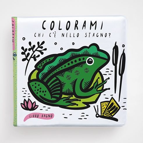 L'Ippocampo Libro Magia nel Bagnetto - "Colorami- Chi c'è nello Stagno?" - Apple Pie