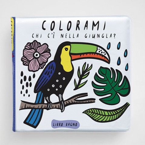 L'Ippocampo Libro Magia nel Bagnetto - "Colorami - Chi c'è nella giungla?" - Apple Pie