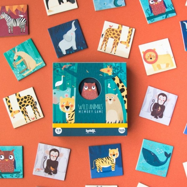 Gioco Memory Wild Animals - Apple Pie