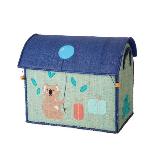 Cesto Giochi in Rafia Animali in Festa - Piccolo - Apple Pie