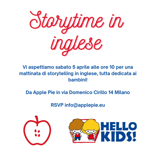 Un Evento Magico per Bambini: Storytelling in Inglese da Apple Pie