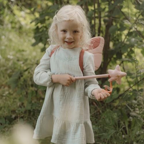 Ali da fata con bacchetta magica Little Dutch – Fairy Garden Rosa