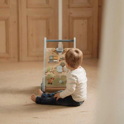 Little Dutch Carrello Primi Passi in Legno – Forest Friends Blu
