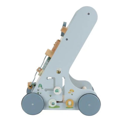 Little Dutch Carrello Primi Passi in Legno – Forest Friends Blu