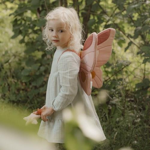 Ali da fata con bacchetta magica Little Dutch – Fairy Garden Rosa