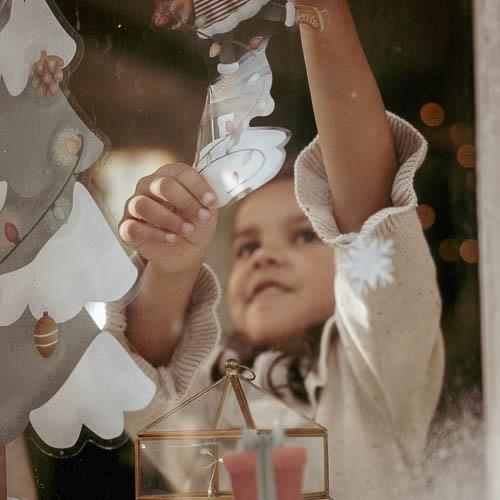 Little Dutch Adesivi per Finestra Albero di Natale