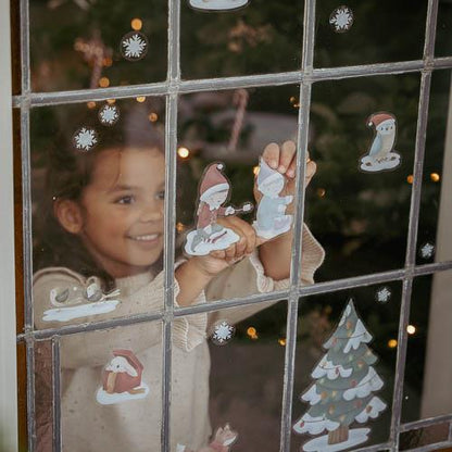Little Dutch Adesivi per Vetri e Finestre - Natale