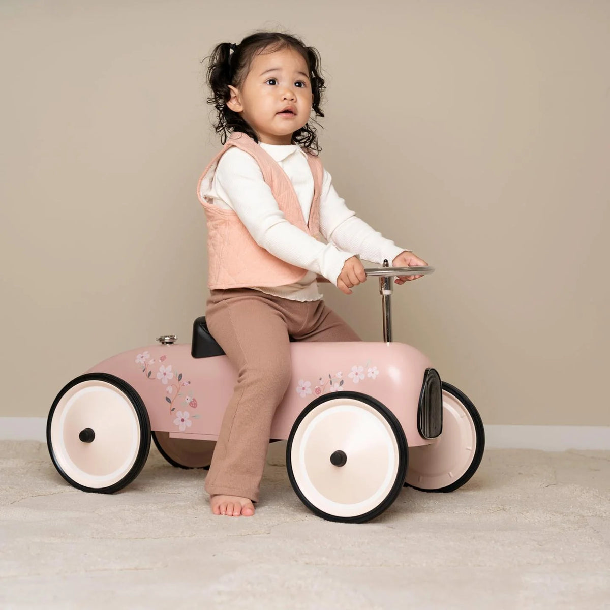 Little Dutch Retro Ride-on Car Pink – Macchinina Cavalcabile Vintage ROSA