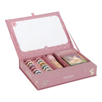 Little Dutch Torcia proiettore con manico in legno - Rosa (4+)