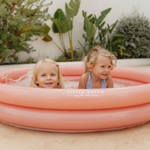 Little Dutch Piscina Gonfiabile Rosa - diametro 150cm - Piscina Party! - Apple Pie