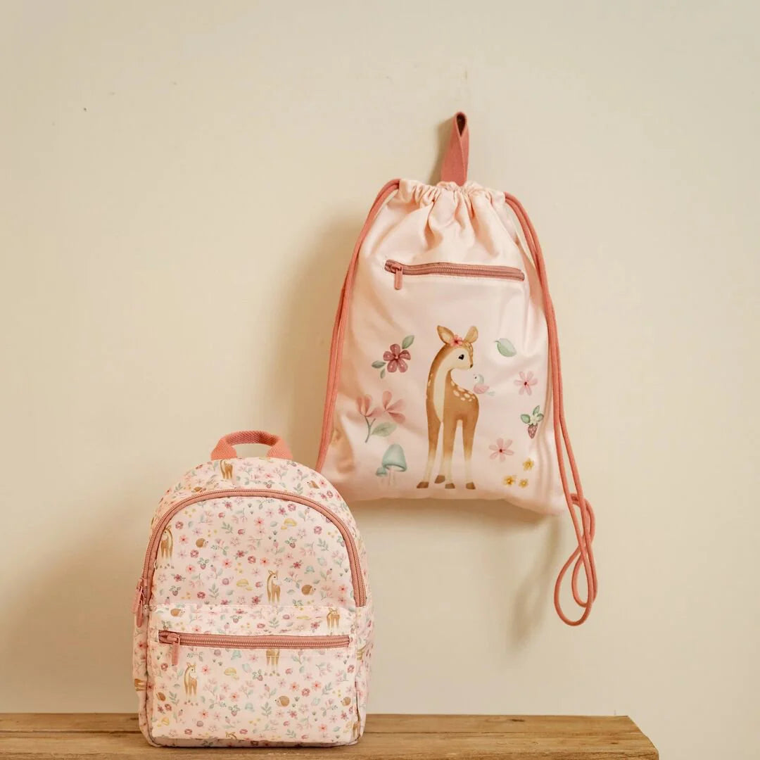 Little Dutch Zainetto in PET riciclato - Fairy Garden - L’accessorio perfetto per piccoli esploratori! - Apple Pie