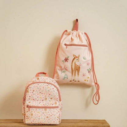 Little Dutch Zainetto in PET riciclato - Fairy Garden - L’accessorio perfetto per piccoli esploratori! - Apple Pie