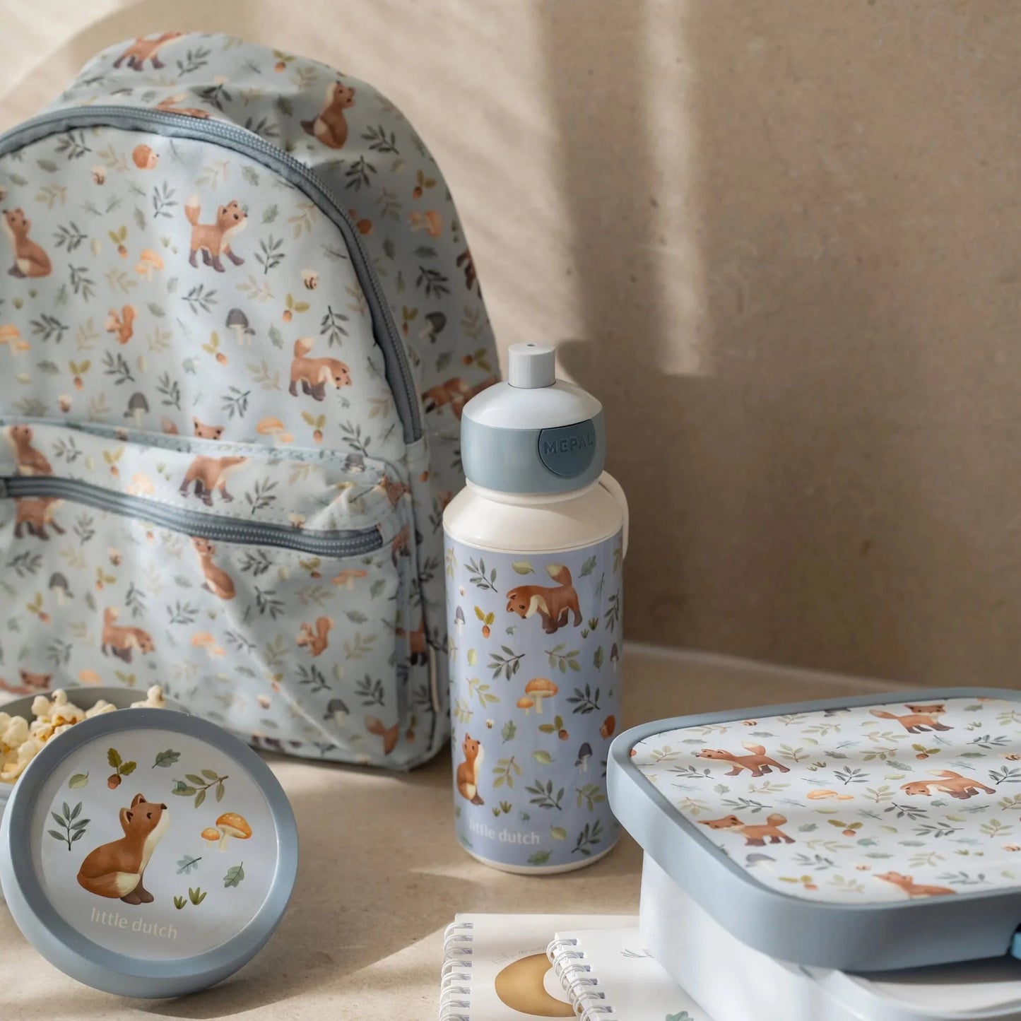 Little Dutch – Borraccia Pop-Up 400 ml Forest Friends