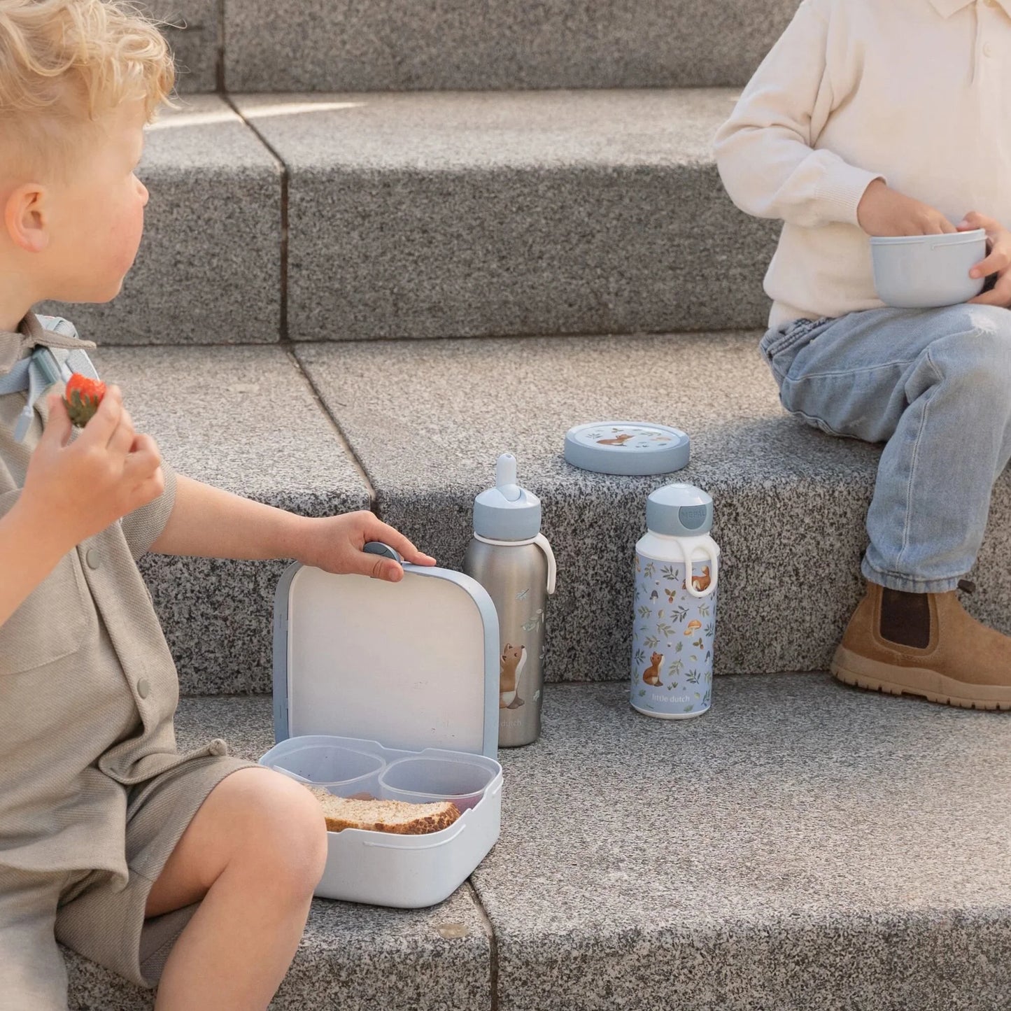 Little Dutch – Borraccia Pop-Up 400 ml Forest Friends