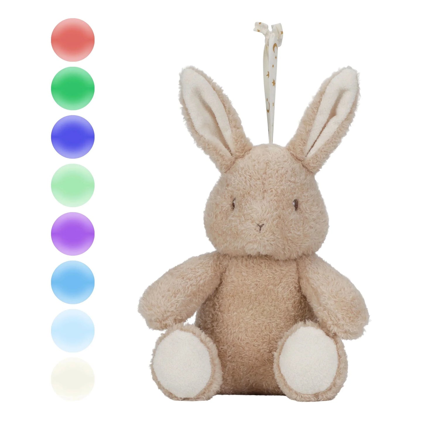Little Dutch Cuddle Bunny Light & Sound Beige – Peluche con luci e suoni