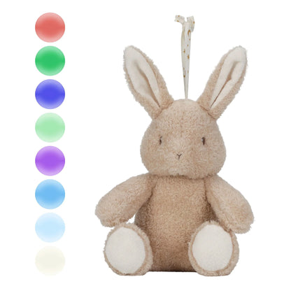 Little Dutch Cuddle Bunny Light & Sound Beige – Peluche con luci e suoni