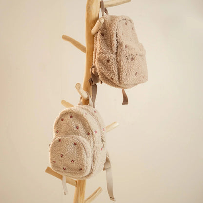 Little Dutch Zaino Teddy Sand – Zainetto morbido per bambini