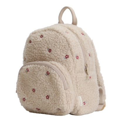 Little Dutch Zaino Teddy Sand – Zainetto morbido per bambini