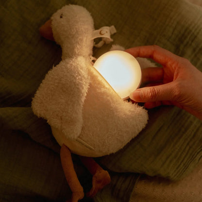Little Dutch Cuddle Goose Light & Sound – Peluche con luci e suoni