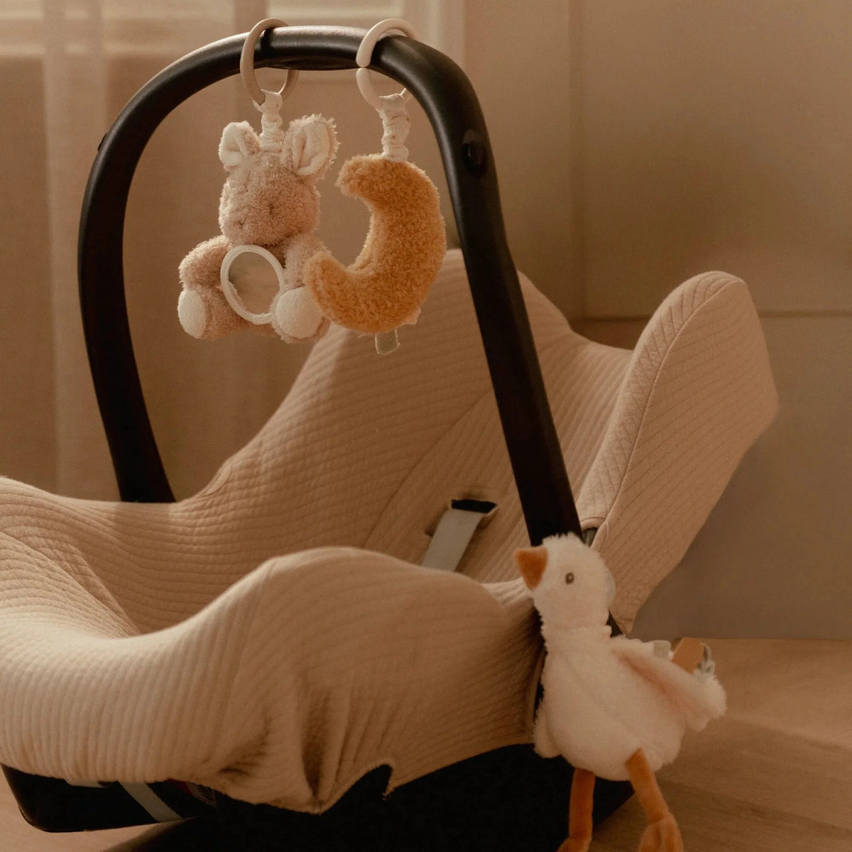 Little Dutch – Set Giochi Sensoriali da Passeggino Newborn Naturals