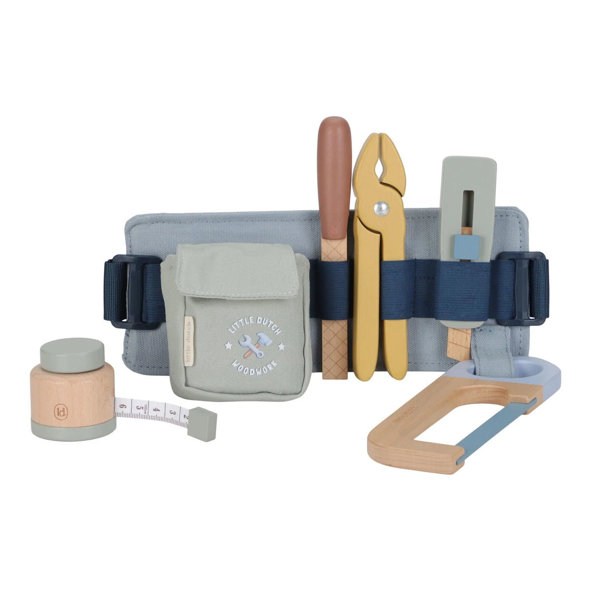 Little Dutch – Cintura con Attrezzi in Legno Blu – Essentials