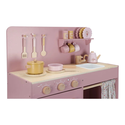 Little Dutch – Cucina Giocattolo in Legno Rosa (con Accessori)