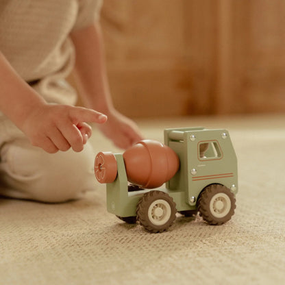 Camion betoniera in legno Little Dutch – Verde – Essentials