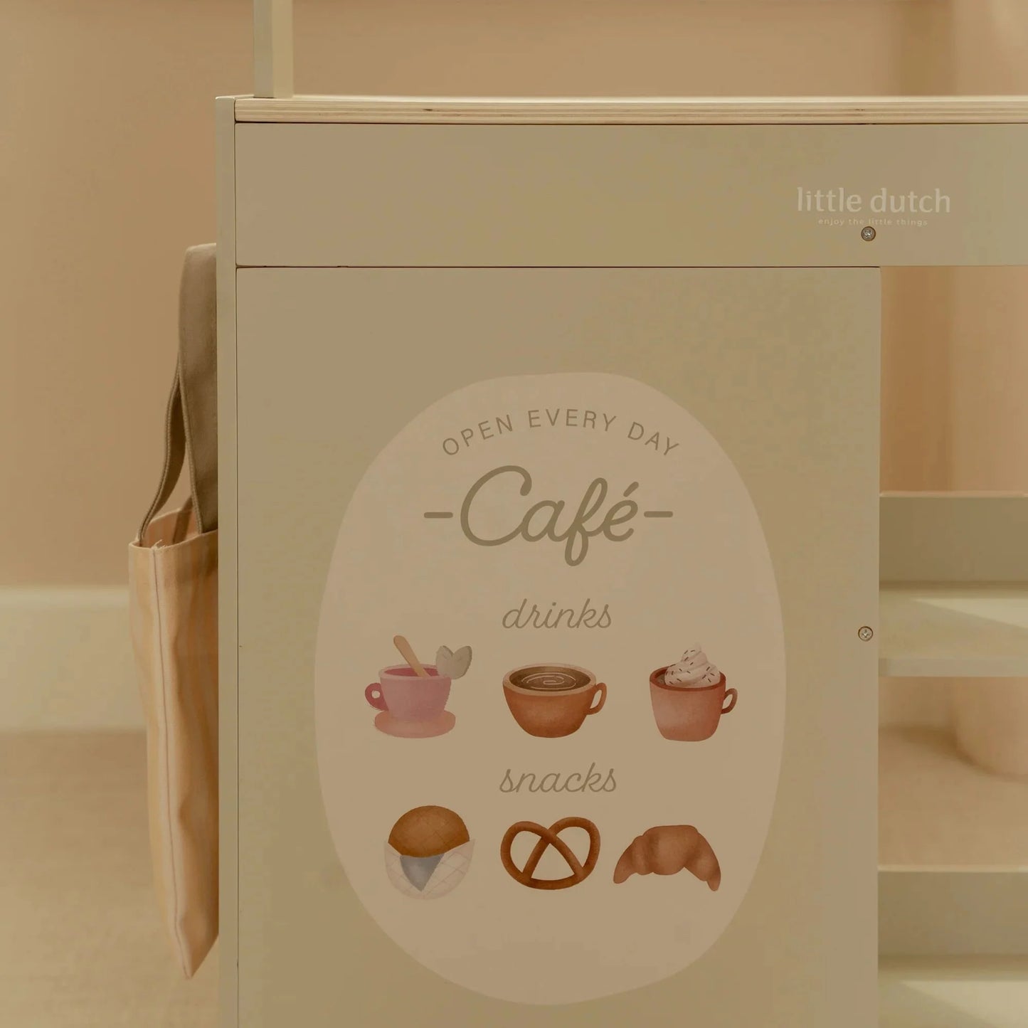 Little Dutch – Banco da Mercato in Legno Verde