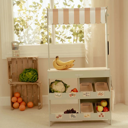 Little Dutch – Banco da Mercato in Legno Verde