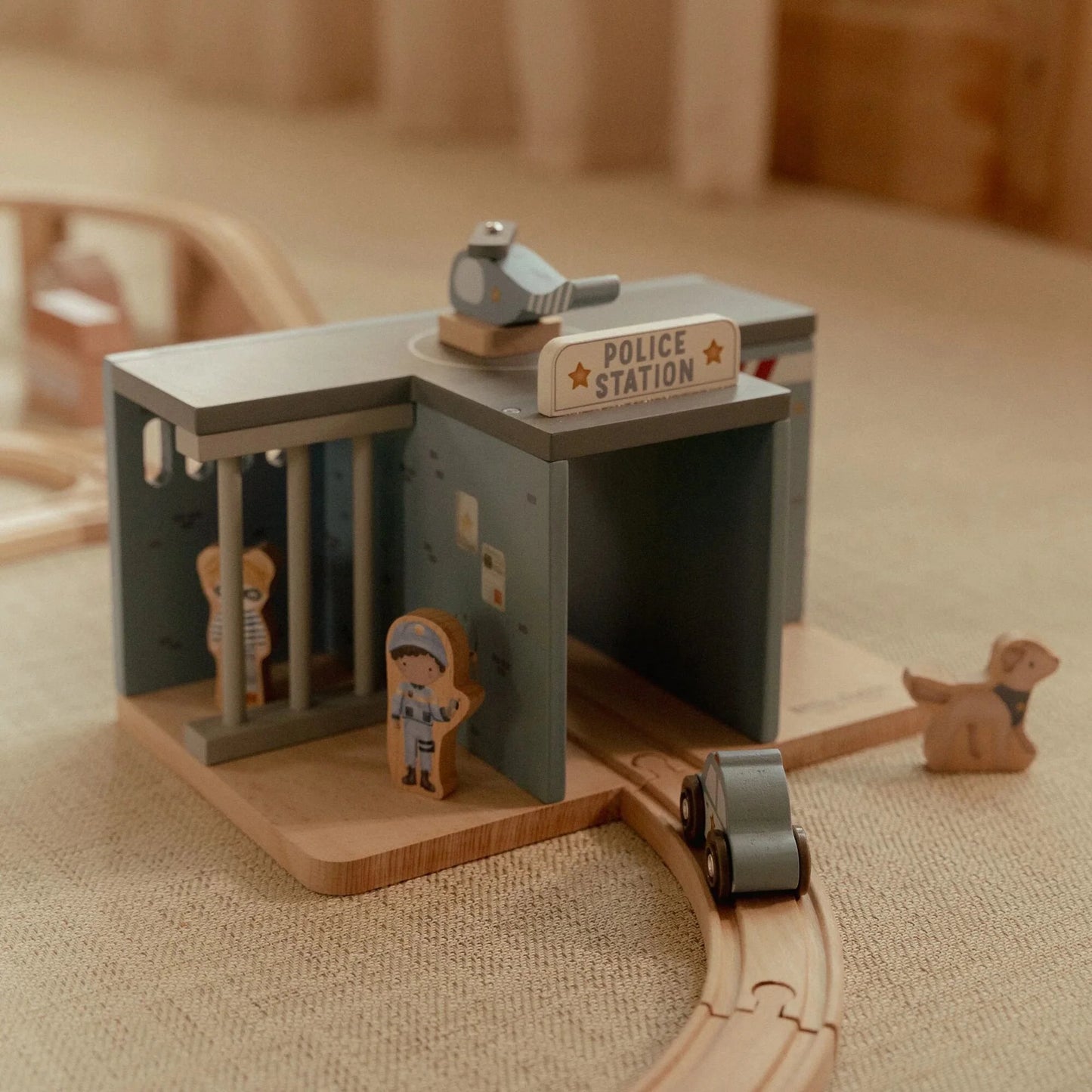 Stazione di Polizia in Legno Little Dutch – Blu – Essentials