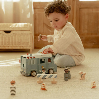 Furgone della Polizia in Legno Little Dutch – Blu – Essentials