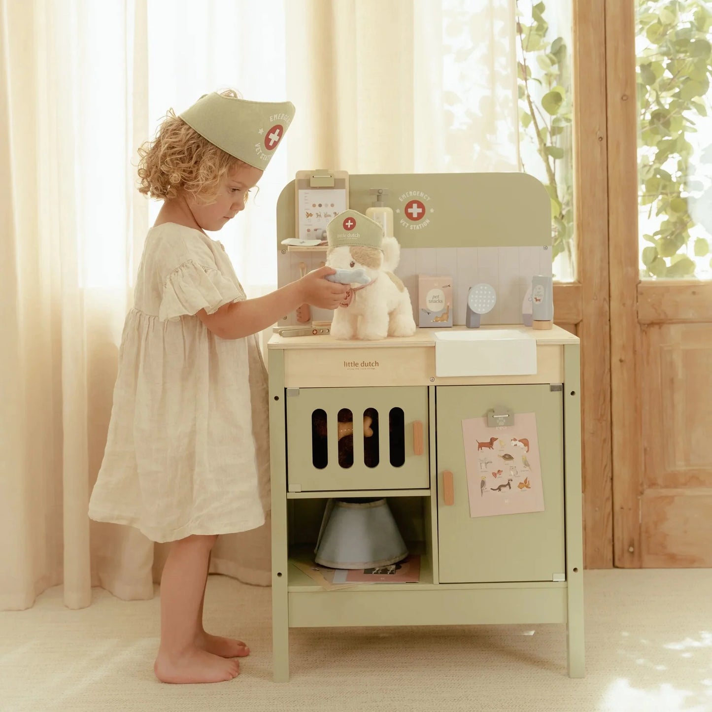 Little Dutch Gattina Coccola con Borsetta – Multicolor – Collezione Essentials
