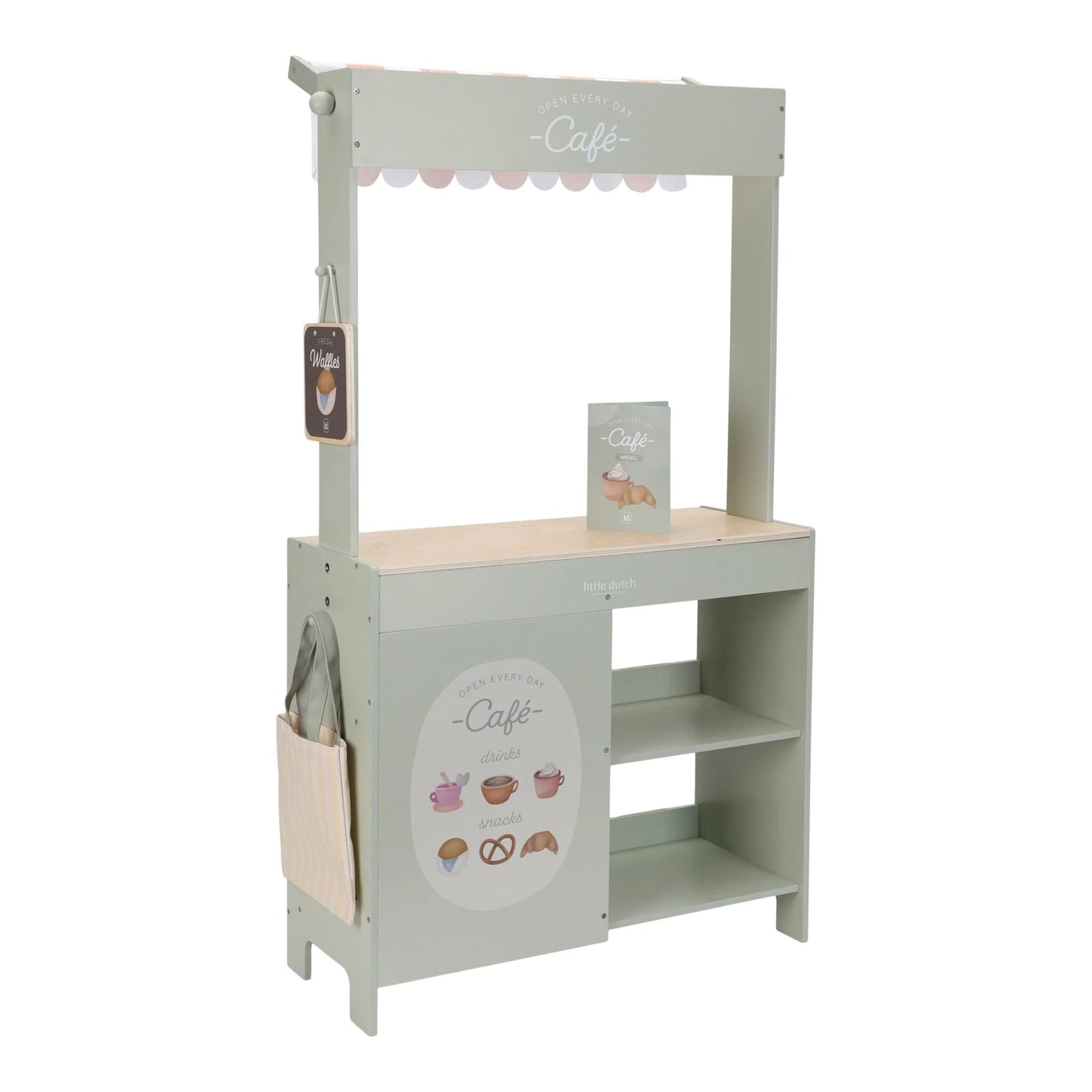 Little Dutch – Banco da Mercato in Legno Verde
