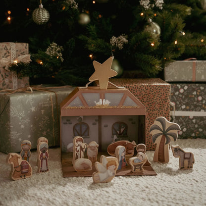 Little Dutch – Presepe Giocattolo in Legno con Valigetta