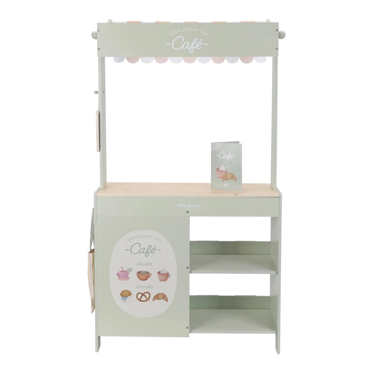 Little Dutch – Banco da Mercato in Legno Verde
