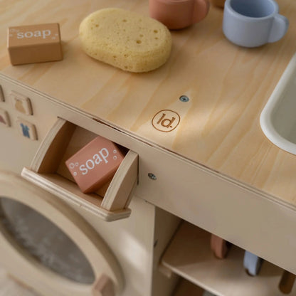 🧺 Little Dutch Lavatrice in Legno – Essentials