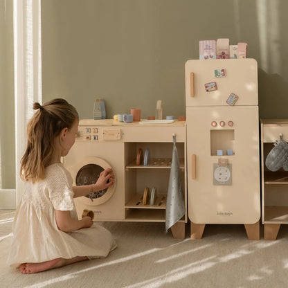 🧺 Little Dutch Lavatrice in Legno – Essentials