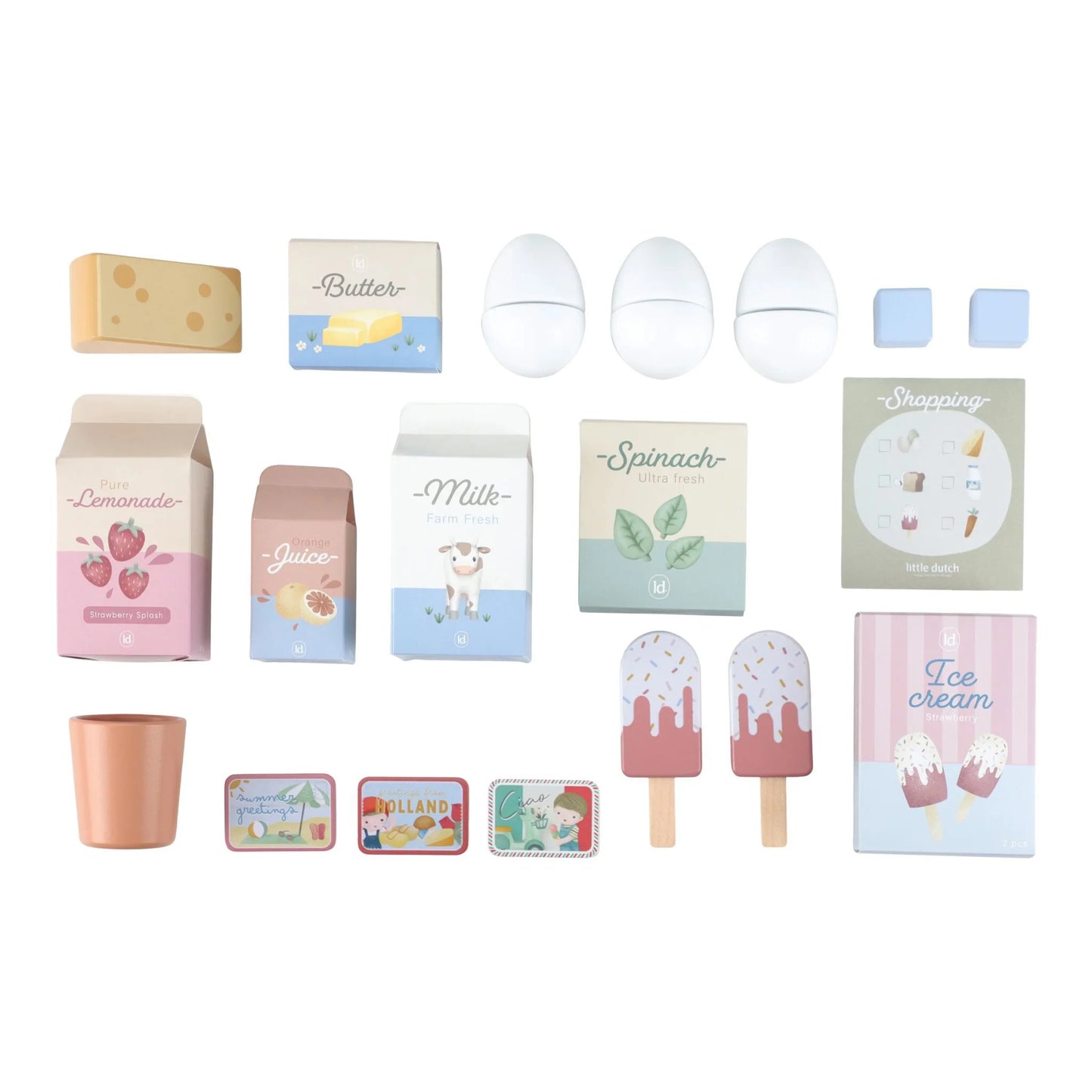 Little Dutch Frigorifero in legno – Essentials – Edizione Limitata
