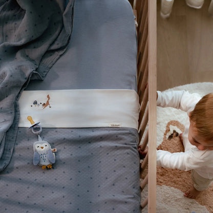 Little Dutch Porta-Succhietto Comforter – Gufetto Blu – Forest Friends