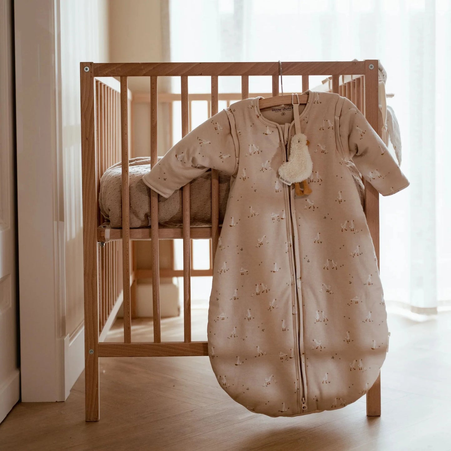 Portaciuccio Doudou Oca Little Dutch – Pacifier Cloth Neonato Bianco