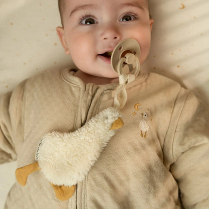 Portaciuccio Doudou Oca Little Dutch – Pacifier Cloth Neonato Bianco