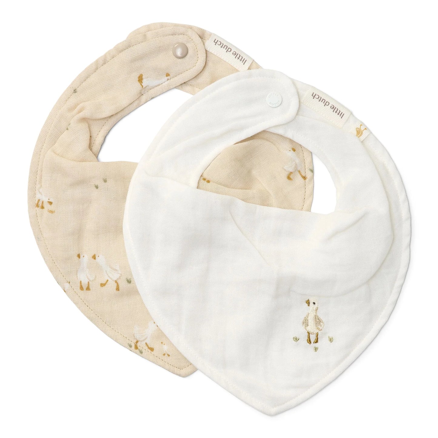 Little Dutch Set di 2 Bavagline Bandana in mussola - Little Goose