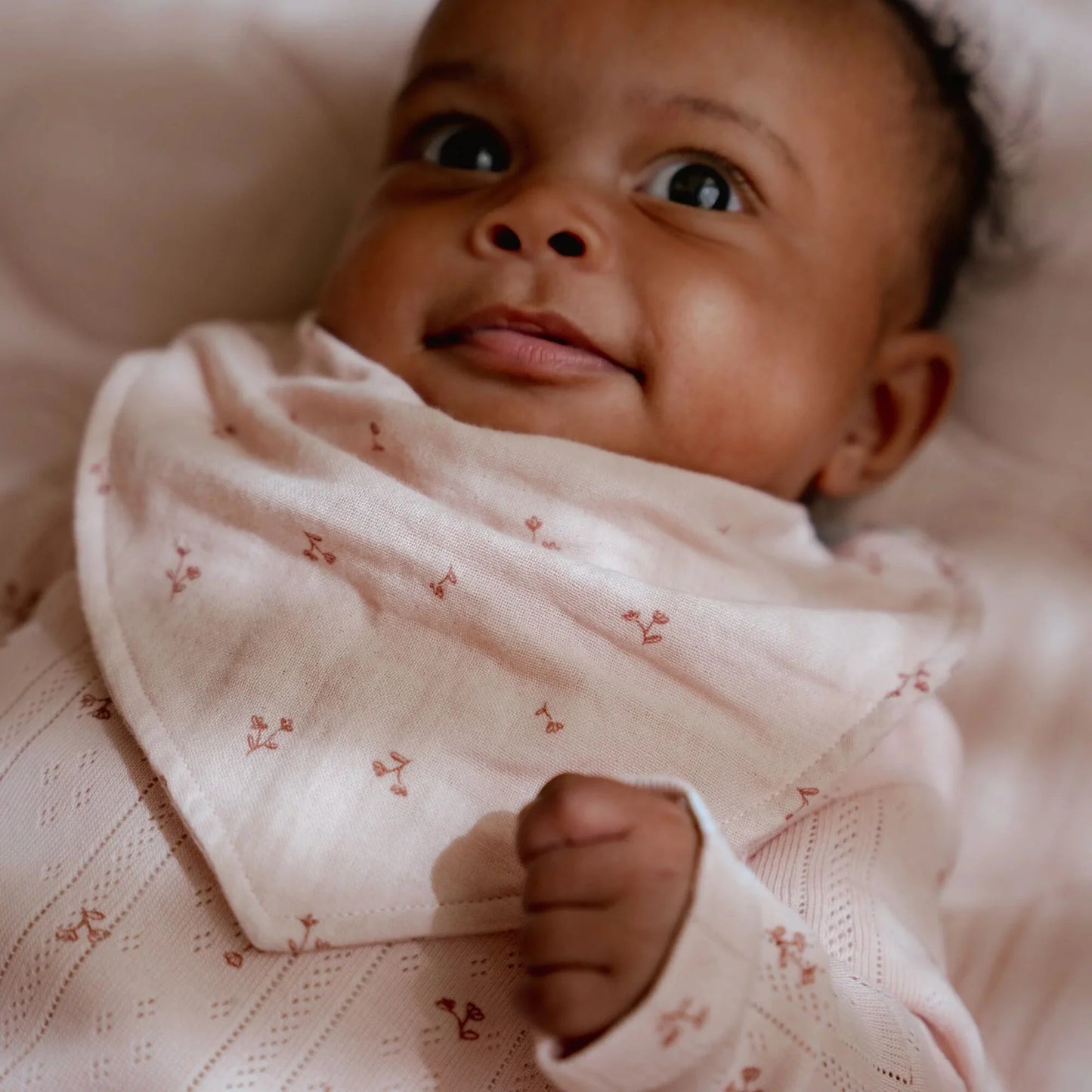 Little Dutch Set di 2 Bavagline Bandana in mussola - Pink Essentials